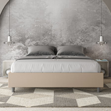Letto matrimoniale con rete