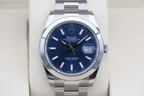 Rolex 126300 blu datejust 41mm - rolex,