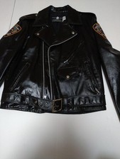 Giacca polizia cavalieri pelle