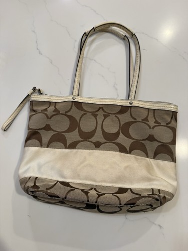 Coach signature canvas tote - coach,