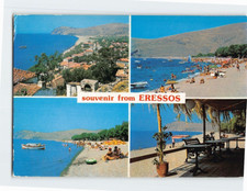 Cartolina ricordo Eresos Lesbo Grecia