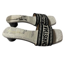 Sandali Christian Dior Newspaper tacco Dway, numero 37