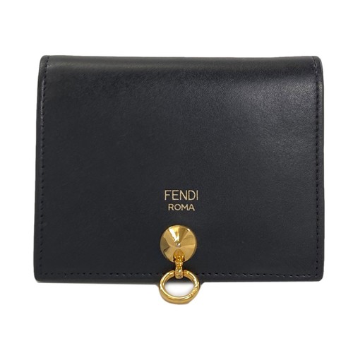 Portafoglio bifold logo - , fendi
