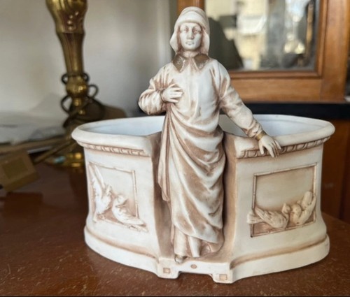 Jardiniere biscuit aux - jardiniere, oiseaux