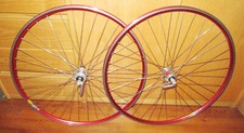 CERCHI ruote canale bici da corsa 28” 700c 622 15c Mavic CXP21 Shimano rosso 9v