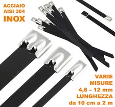 FASCETTE Acciaio INOX nero