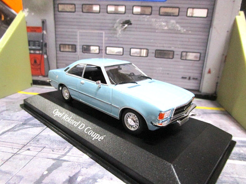 Opel rekord coupè - d, blu