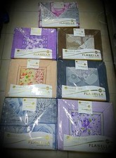 Completo lenzuola flanella letto shabby chic 1 PIAZZA E  MEZZO FANTASIA