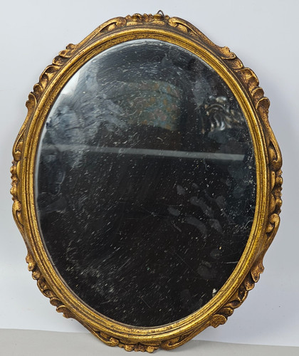 Specchio vintage legno - legno, dorato