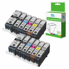 Cartuccia di inchiostro 12 per Canon Pixma MP980 MP990 MX860 PGI-520