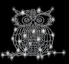 STRASS GUFO UHU IMMAGINE DA