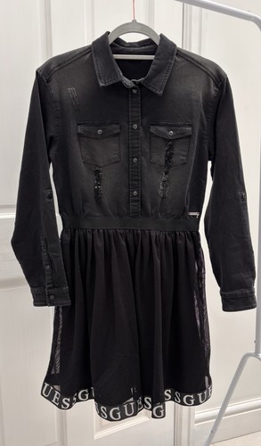 Abito guess denim nero età - denim,