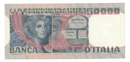 50000 lire volto - 50000,