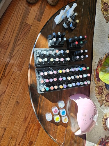 Gel nail kit with light - gel,