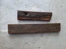 Mensole in legno di noce, recuperate da carro antico e lavorate