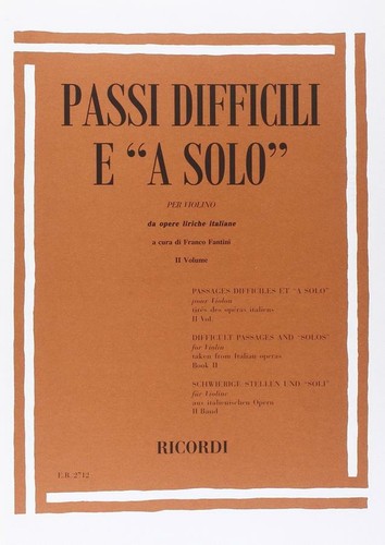 Passi difficili solo da - a,