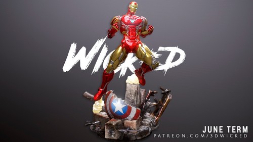 Iron man marvel figure in - iron,