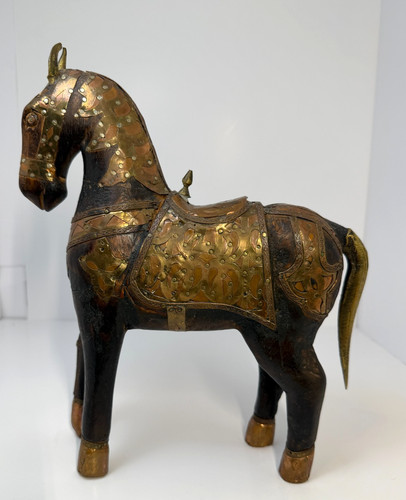 Cavallo indiano vintage legno