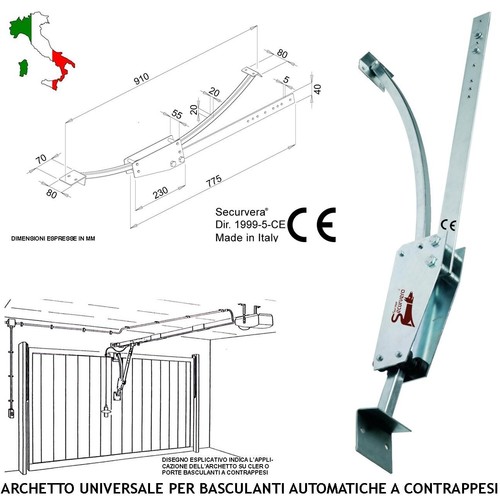 Archetto porte cler basculanti - cler,