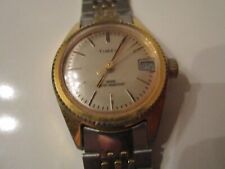 OROLOGIO VINTAGE DONNA TIMEX - AUTOMATICO - LUNETTA SCANALATA - CASSA SPESSA - BBA-38