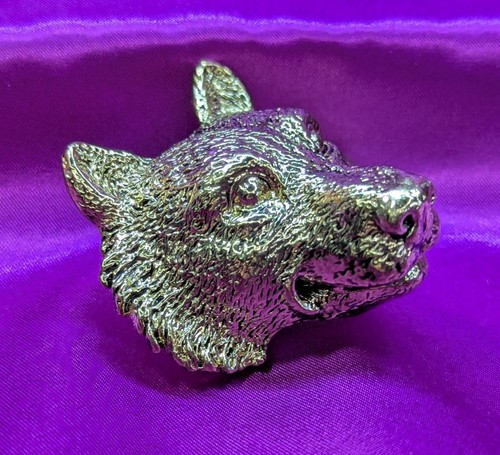 Scout woggle slide wolf head - scout,