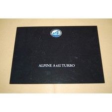 PROSPEKT BROCHURE DEPLIANT RENAULT ALPINE A 610 TURBO 1993 ITALIANO