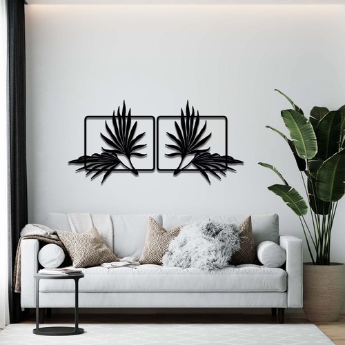 Arte parete foglie palma - arte, di