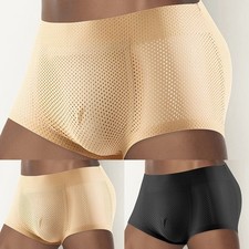 Slip boxer imbottiti sollevamento fianchi uomo shapewear butt enhancer biancheri
