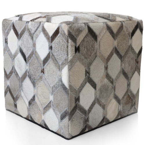 Pouf ottomano pelle di - pelle,