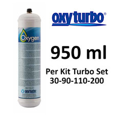 Bombola ossigeno per Turbo Set 30 90 110 200 Oxyturbo att. 12 saldatura cannello