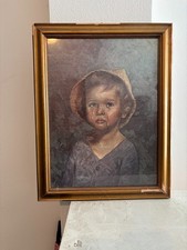 Quadro originale “Bambino che piange” – firmato S. Bragolin – Bruno Amadio