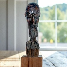 Busto uomo arte popolare in