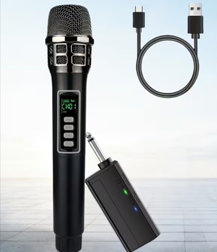 Microfono wireless nero - microfono,
