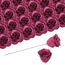 50pz rose ate fiori finti