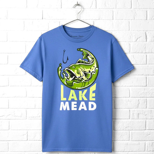 Shirt uomo lake mead gone - t-shirt,