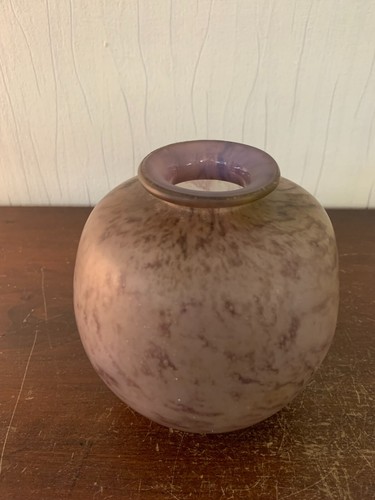 Vaso pasta vetro firmato - in,