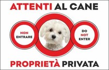 CARTELLO SEGNALETICO - ATTENTI