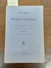 	 regolamento di polizia stradale	 di Autori Vari, 1896, Luigi Aprea