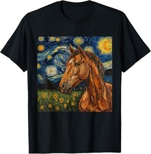 Horse Lover Van Gogh Style