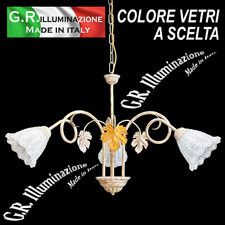 LAMPADARIO IN FERRO BATTUTO 3