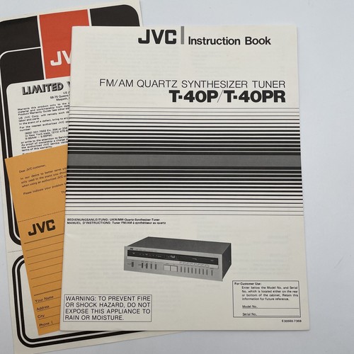 Jvc sintonizzatore stereo - jvc,