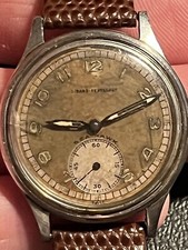 GIRARD-PERREGAUX Sea Hawk QUADRANTE ORIGINALE, CASSA ACCIAIO E CARICA MANUALE ANNI 40