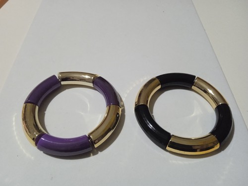 Bracciale colore oro nero - , e
