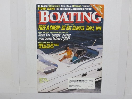 Boating magazine august 2000 - boating,