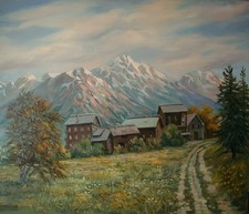 Oton RINGER (1906-1991) Kals am Großglockner in Tirolo.