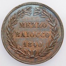 Stato Pontificio - 1/2 Baiocco