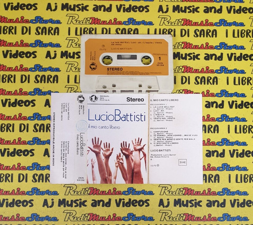 Lucio battisti mio canto - mc,