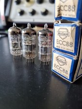 Triplet Mullard ECC88 Tubi