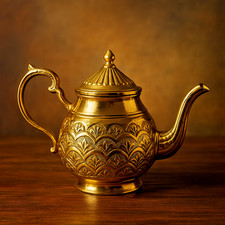 Teiera 100% rame: design