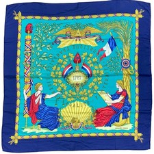 Sciarpa seta HERMES Carre 90